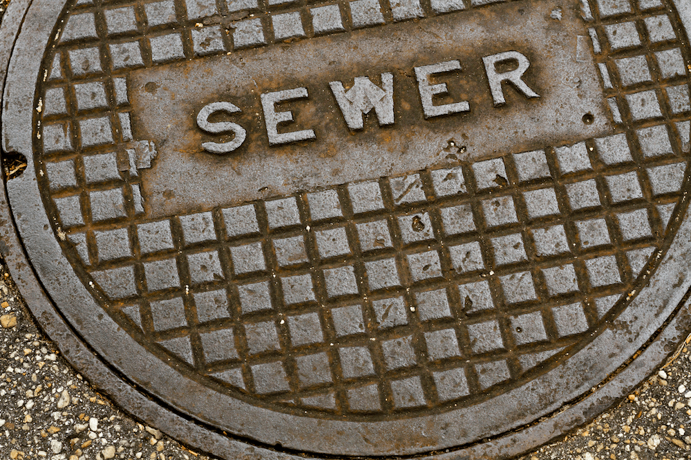 Obstructed sewer line, Plumcore