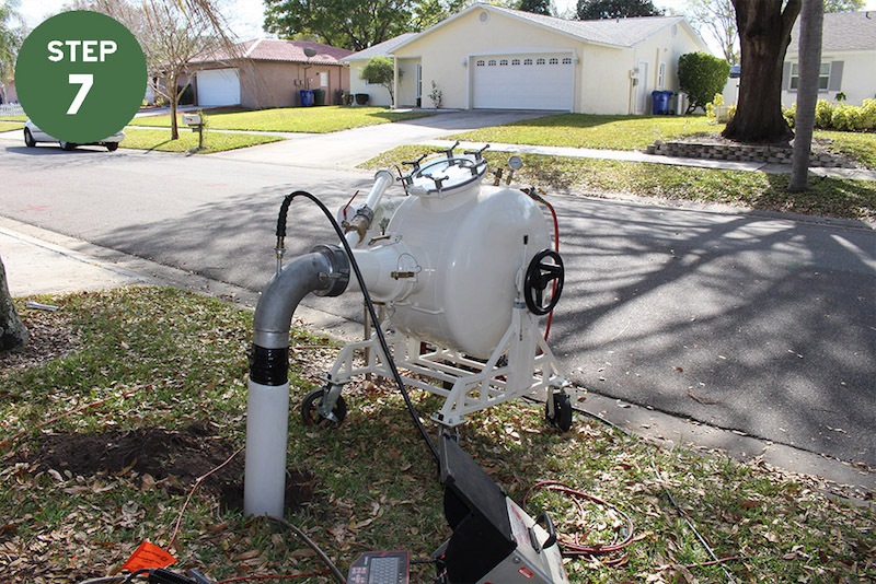 Insert into existing Pipeline, Trenchless Pipe Lining